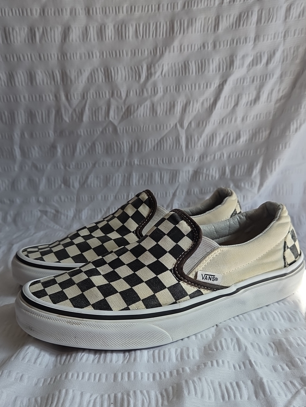Vans Classic Checkerboard Slip-On Sneakers Size M 6 / W 7.5